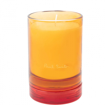 Paul Smith Scented Candle Bookworm,, 240gr, Glas lid orangeyellow-red, detail